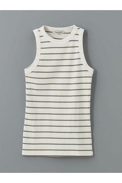 LC Waikiki Lcw Crew Neck Striped Women's Athlete