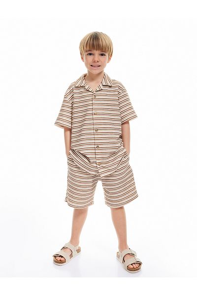 Koton Cotton Tie Waist Shorts - Pocketed