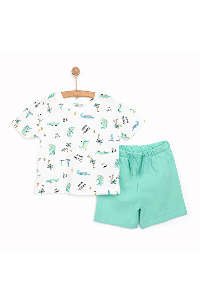 ebebek Hello Baby HelloBaby Crocodile Erkek Tshirt-Şort Erkek Bebek