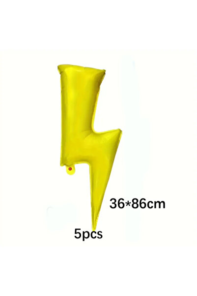 Choice 5 قطع أخرى 1/3/5 قطع بالونات البرق الذهبية الكبيرة للأطفال لحفلات أعيا...