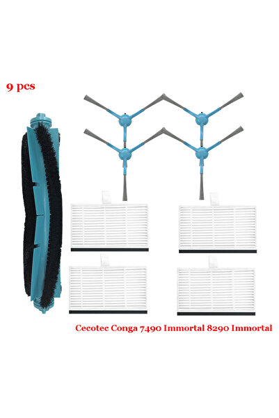 Choice مجموعة من 10 قطع غيار مكنسة كهربائية Cecotec Conga 7490 Immortal / 829...