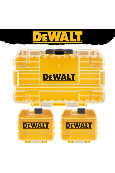 Choice Medium 1 Small 2 DEWALT TSTAK Mini Tough Case Yellow Medium1Pcs Small 2 Pcs Containment Multifunctio