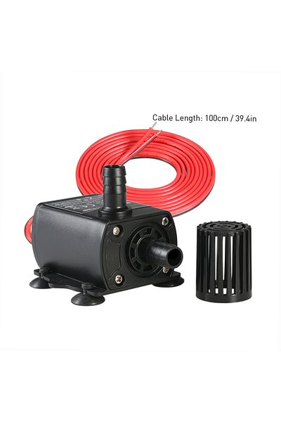 Choice Ultra-quiet Mini Brushless Water Pump 12V 5W Waterproof Anti-vibration Submersible Fountain Aquar...
