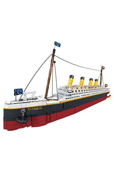 Choice nobox WHITE 2025 new large-scale Titanic creative model building block set, adult challenge huge Tit
