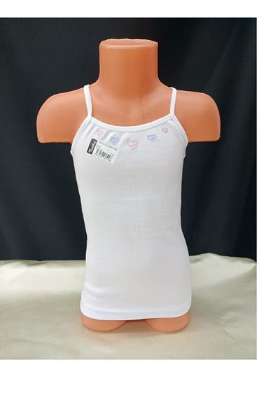 Tutku Girl's Embroidered Rope Strap Tank Top 2 Pieces