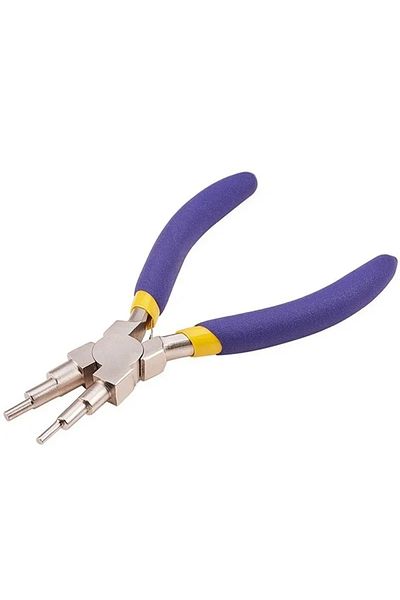 Choice 6-in-1 Carbon Steel Round Nose Jewelry Pliers Bail Making Pliers DIY Hand Tool Metal Lobster Buck...