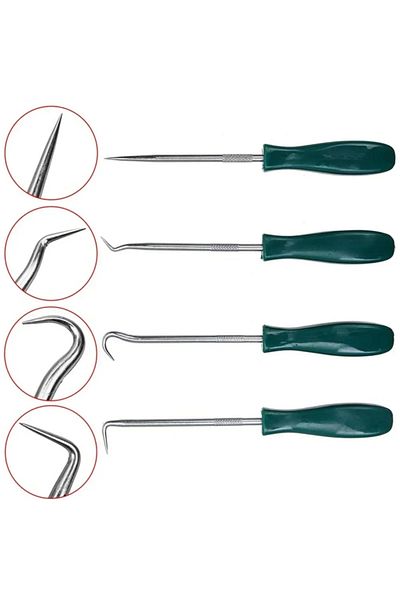 Choice 4PCS 4Pcs Oil Seal Screwdrivers Set Car Auto Vehicle Pick Hooks For Garages General-Plumbers Mechani