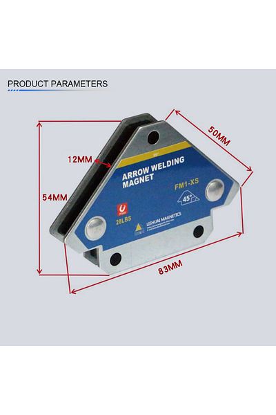 Choice Hot 12.5KG Magnetic Welding Holders Angle Solder Arrow Magnet Weld Fixer Positioner Ferrite Holdi...