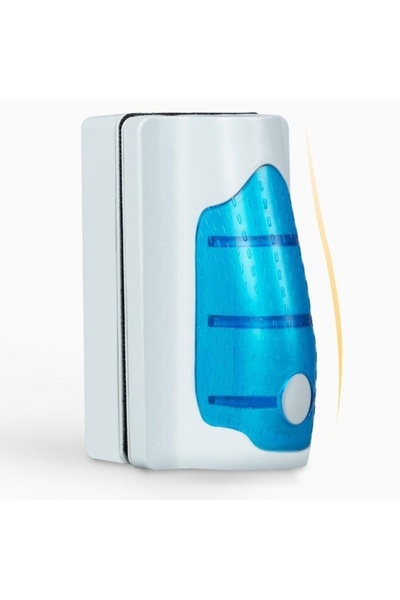 Choice منظف زجاجي لحوض السمك الأزرق، منظف حوض السمك العائم، فرشاة تنظيف مغناط...