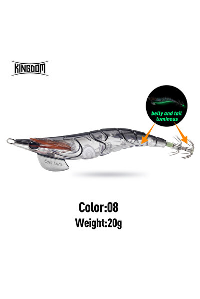 Choice 3.5 20g Color 08 Kingdom Egi Squid Bait Artificial Jigging Lures Slow ...