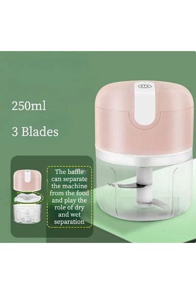 Choice Pink Electric Mini Garlic Vegetable Chopper Garlic Masher Portable Chopper Multi Function Meat Grind