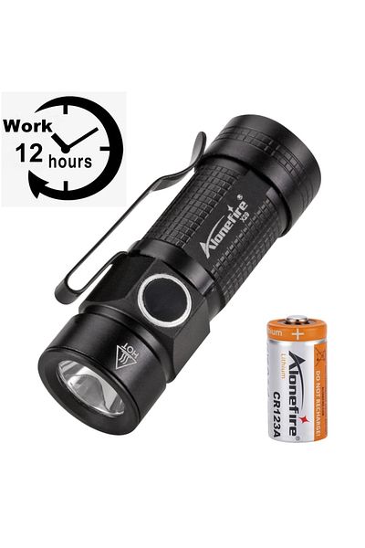 Choice Cr123 Black White X29 Led Portable Mini Led Flashlight 12 Hr Long Endurance Fishing Hiking Child Lad