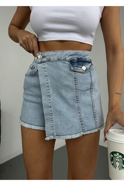 ADA MODA Blugi scurti elastici Cod:008-21