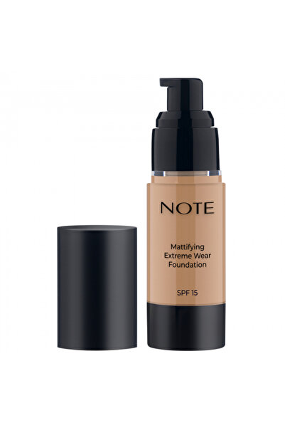 NOTE Mattifying Extreme Wear Foundation with High Coverage, Matte Finish and SPF 15 – 07 APRICOT