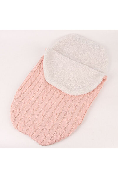 Choice أكياس نوم للأطفال حديثي الولادة وردية اللون مقاس 68 × 38 سم، بطانية شت...