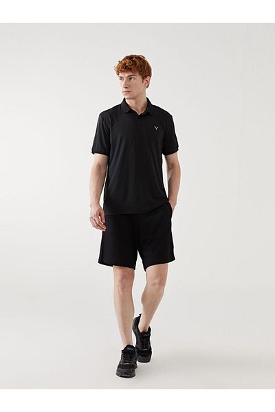 LC Waikiki Xside Black Comfortable Fit Men's Sports Shorts