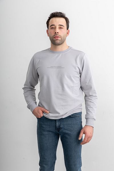 Yüksel Ergül Ανδρικό μακρυμάνικο φούτερ 8306 Crew Neck με στάμπα