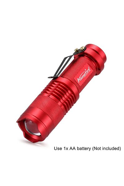 Choice Aa Red Sk68red Red Light Zoom Flashlight Mini Hunting Bees Fishing Blood Vessels Astronomy Observe S