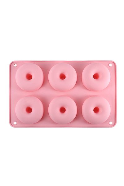 Choice pink Silicone Donut Mold Baking Pan Mold Chocolate Cake Mold Bread Pastry Mold DIY Baking Tray Dough