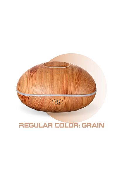 Choice GRAIN Air Humidifier Aromatherapy Essential Oil Diffuser Wood Grain 200ml Ultrasonic Remote Control