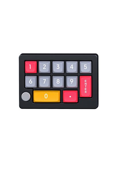 Choice مفتاح أحمر أسود 13 مفتاح ماكرو قابل للبرمجة بالكامل مفتاح ميكانيكي قابل للتبديل الساخن مع إضاءة 7 ألوان RGB G