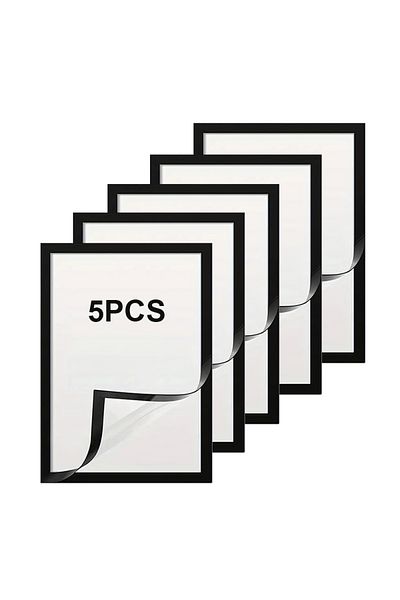 Choice 5pcs 2/3/5/10pcs A4 8x12Inch Rubber Magnet poster frame Soft Self Diamond Painting Frames A4 Canvas