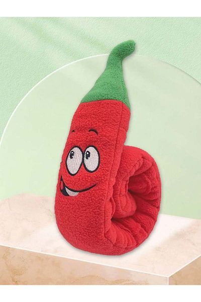 Choice Red Dog Squeaky Toys Cute Red pepper Plush Small Dog Toys for Small Medium Large Dogs, Dog Smelling