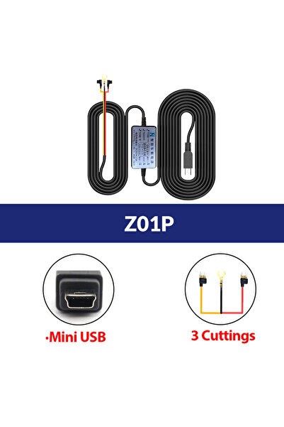 Choice1 طقم أسلاك شاحن سيارة ميني يو إس بي من النوع سي بطول 3.5 متر من إي-إيس...