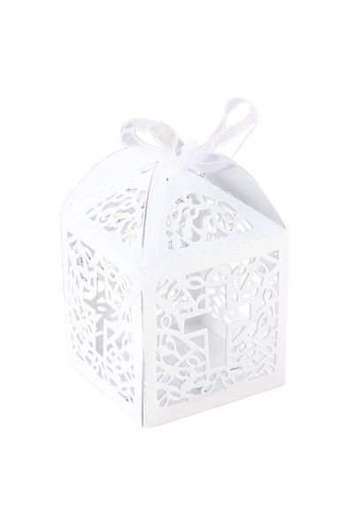 Choice other WHITE 10 Pcs Cross Candy Boxes Angel Gift Box For Baby Shower Baptism Birthday First Communion