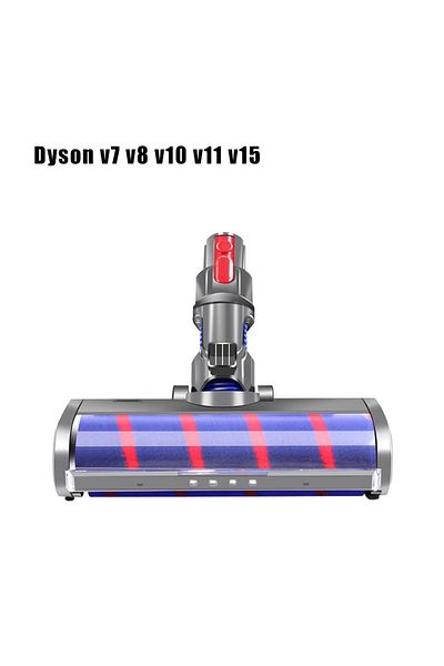 Choice 1 pc For Dyson V6 DC58 V7 V8 V10 V11 V15 Vacuum Cleaners with LED Headlights Replacement Floor Brush