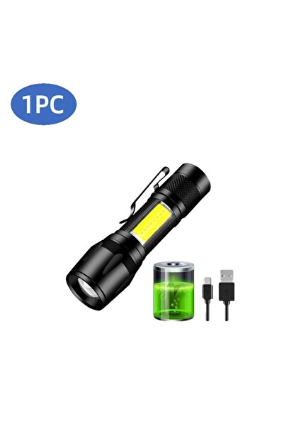 ZHIYU بلاستيك 1 قطعة مصباح يدوي LED صغير فائق السطوع P50 خارجي مشبك قبعة مصبا...