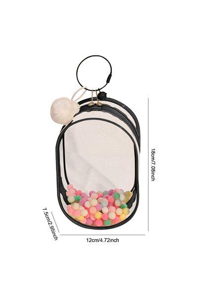 Choice Universal D 1PCS For Labubu V1 V2 Transparent Protective Cover Monster Toy Elf Doll Storage Box Dust