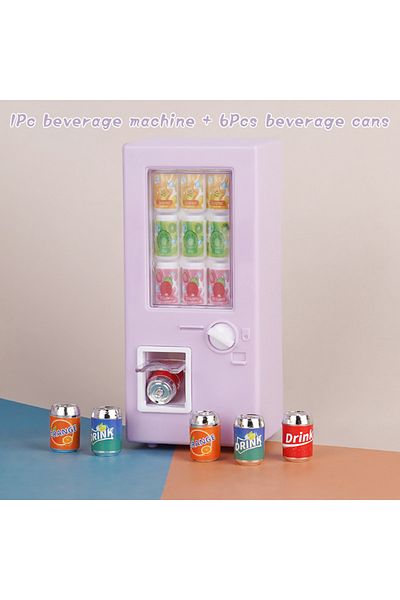 Choice Purple 1:12 Dollhouse Miniature Supermarket Empty Shelf Mini Display Stand Storage Rack Model Toy Do