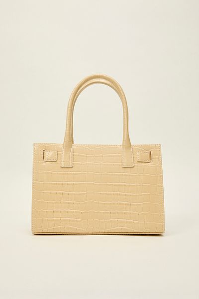 Ted Baker Croco Handbag with Buckle Detail