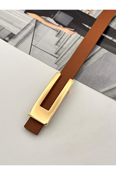 MODAM HİFA Desng Gold Buckle Γυναικεία ζώνη παντελονιού Ζώνη φόρεμα Ζώνη πουκάμισο Ζώνη παλτό