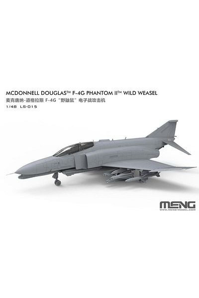 Choice MENG LS-015 1/48 Scale McDonnell Douglas F-4G Phantom II Wild Weasel Plastic Model Kit