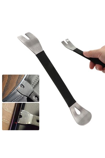 Choice Silver Metal pry bar pry plate anti slip handle, high hardness metal multifunctional removable nail