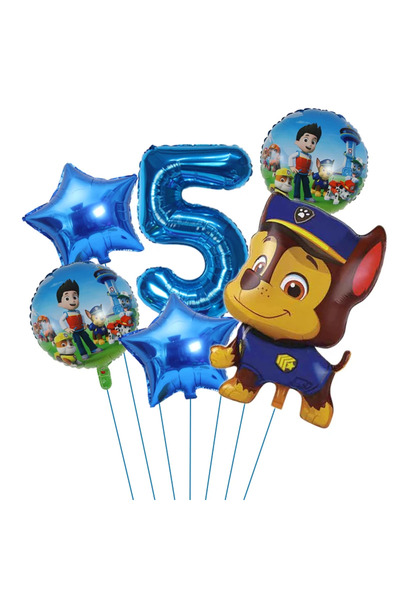 Choice مجموعة واحدة من 6 قطع من بالونات رقائق معدنية بموضوع دورية المخلب الكر...