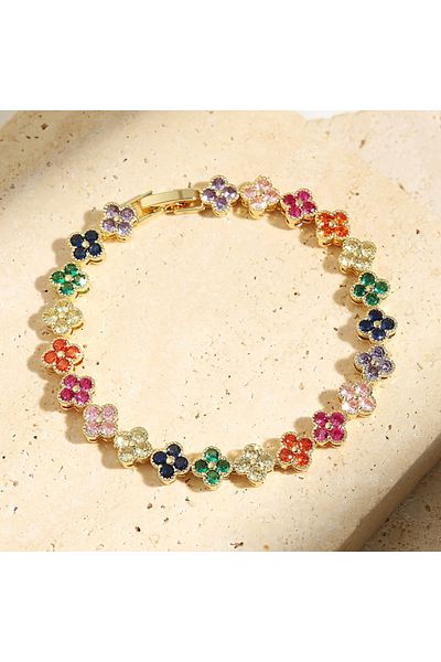 Choice Bracelet A UILZ Sweet Pink Heart Zircon Choker Necklace for Women Girls Elegant Crystal Wedding Part