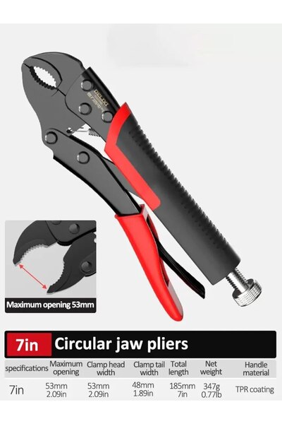 Choice1 DHGDR1M DELIXI ELECTRIC Lk Pliers 7-Inch Round/straight Universal Pre...