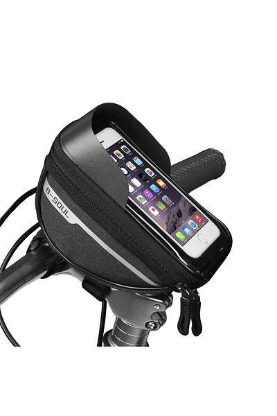 Choice CHINA Black Bicycle Bag 1L Frame Front Top Tube Bike Bag Handlebar Mtb Touch Screen Cycling Bag Phon