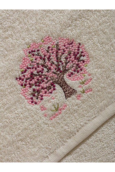 LC Waikiki Lcw Tree Embroidered Cotton Face Towel 50X80 cm