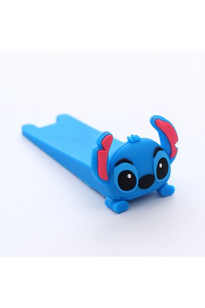 Choice 9X4X3CM Blue Disney Stitch Door Stopper Cartoon Cute Creativity Door Stopper Anti-pinch Soft Rubber