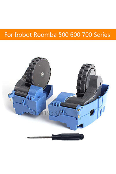 Choice ملحقات عجلات المحرك اليسرى واليمنى باللون الأصفر الفاتح لروبوت iRobot ...