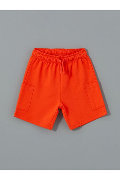 LC Waikiki New Season Boys' Shorts with Elastic Waist and Pockets - S56904Z1