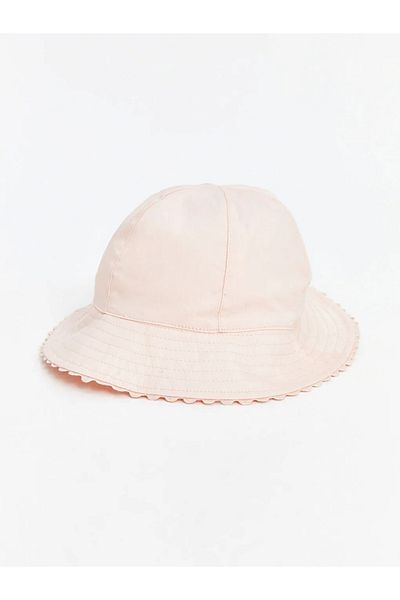 LC Waikiki Lcw Baby Pink Cotton Baby Girl Bucket Hat