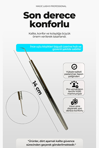Magic Lash Lifter Tools Profesyonel Kirpik Lifting & Laminasyon Aleti Sivri Uçlu Aparat Lifter-25