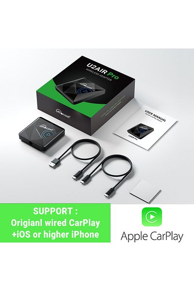 Choice Only for CarPlay U2Air Pro for iPhone OTTOCAST Wired To Wireless CarPlay Adapter U2 Air PRO CarPlay