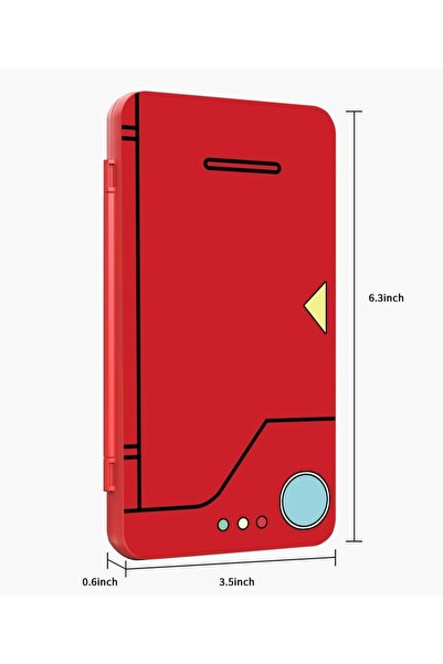 Choice 1 Suitable for Switch game card magnetic absorption cassette reader 24 in 1 red