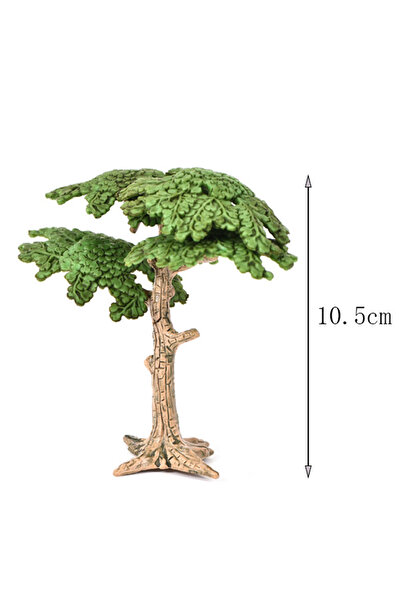 Choice أشجار مصغرة محاكاة للجنيات، نباتات اصطناعية، ملحقات بيت الدمية، حديقة الغابة البرية، مقاس 10×10 سم